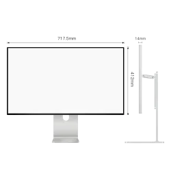 Kuycon Q32S - Hochauflösender Monitor für Mac & PC