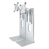 מעמד VESA אוניברסלי של Kuycon – בסיס מתכוונן ל-24"–40", VESA 100×100