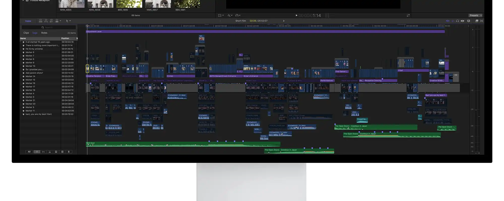 Kuycon Monitor mit Final Cut Pro