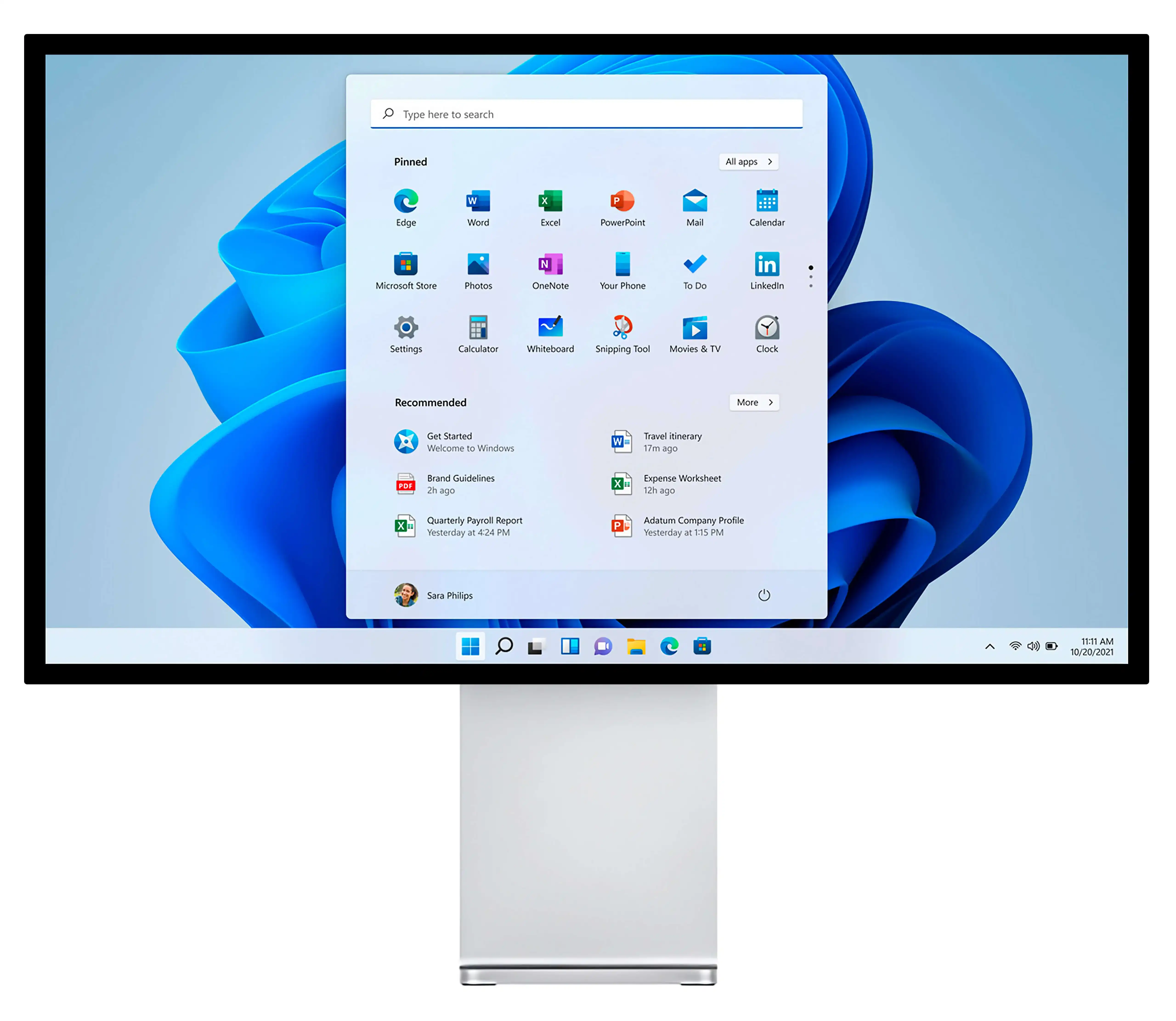 Kuycon Monitor mit Windows