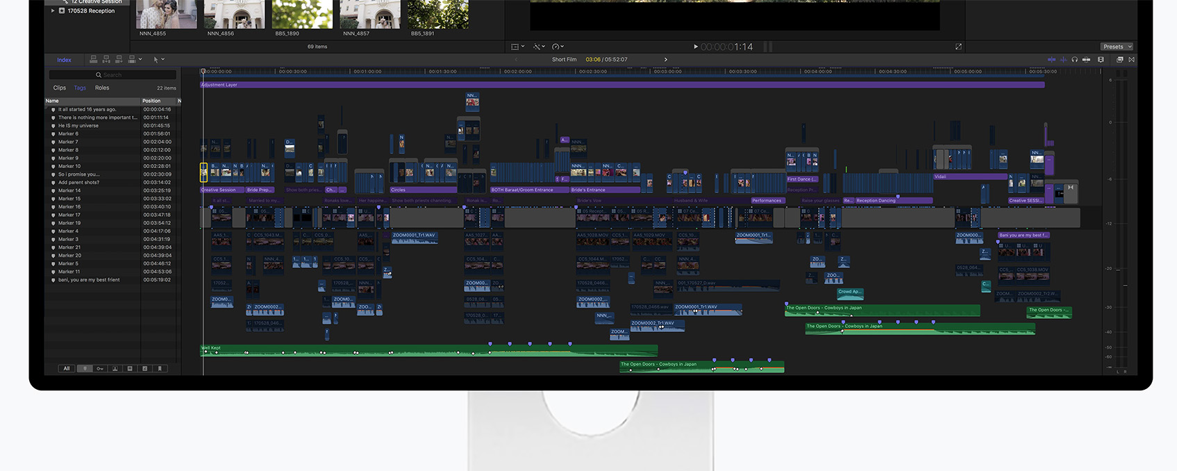 Kuycon G32P mit Final Cut Pro